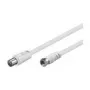 Wentronic Goobay SAT/Antenos jungiamasis kabelis, baltas, 1,5 m - F kištukas IEC/Koax kištukas (11726)