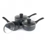 Puodų rinkinys Russell Hobbs Nightfall Stone 3 dalių 16/18/20 cm nelimpanti danga