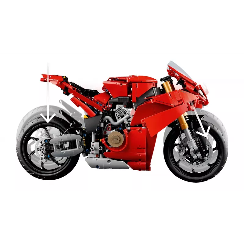 LEGO TECHNIC 42202 Ducati Panigale V4 S Motociklo Konstruktorius