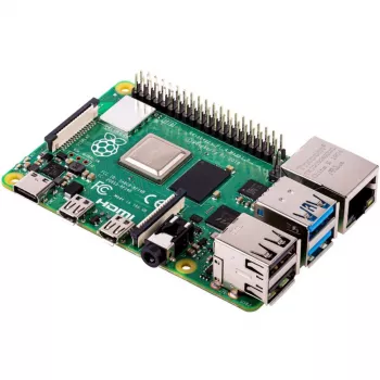 Raspberry Pi 4 Model B – vienos plokštės kompiuteris – Broadcom BCM2711 / 1,5 GHz – RAM 2 GB – 802.11a/b/g/n/ac, Bluetooth 5.0 (Raspberry-PI-4-2GB)