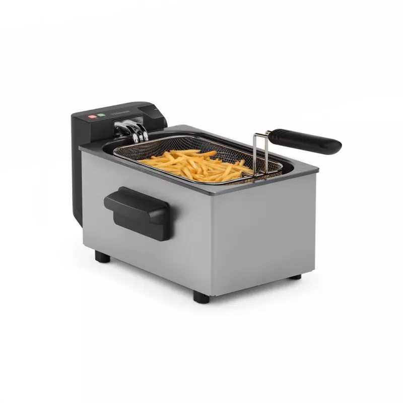 Tristar FR-9338 gruzdintuvė | 2000 W | 3 L | Nerūdijantis plienas/Juoda