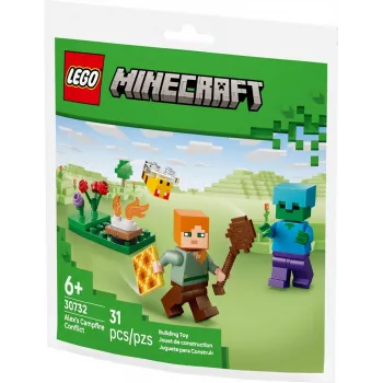 Bricks Minecraft 30732 Alekso stovyklavietės konfliktas