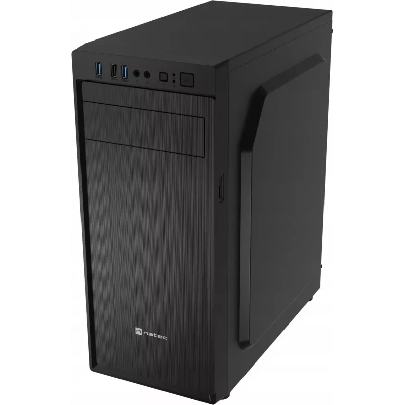 NATEC Aracanta Midi Tower Black – kompiuterio korpusas