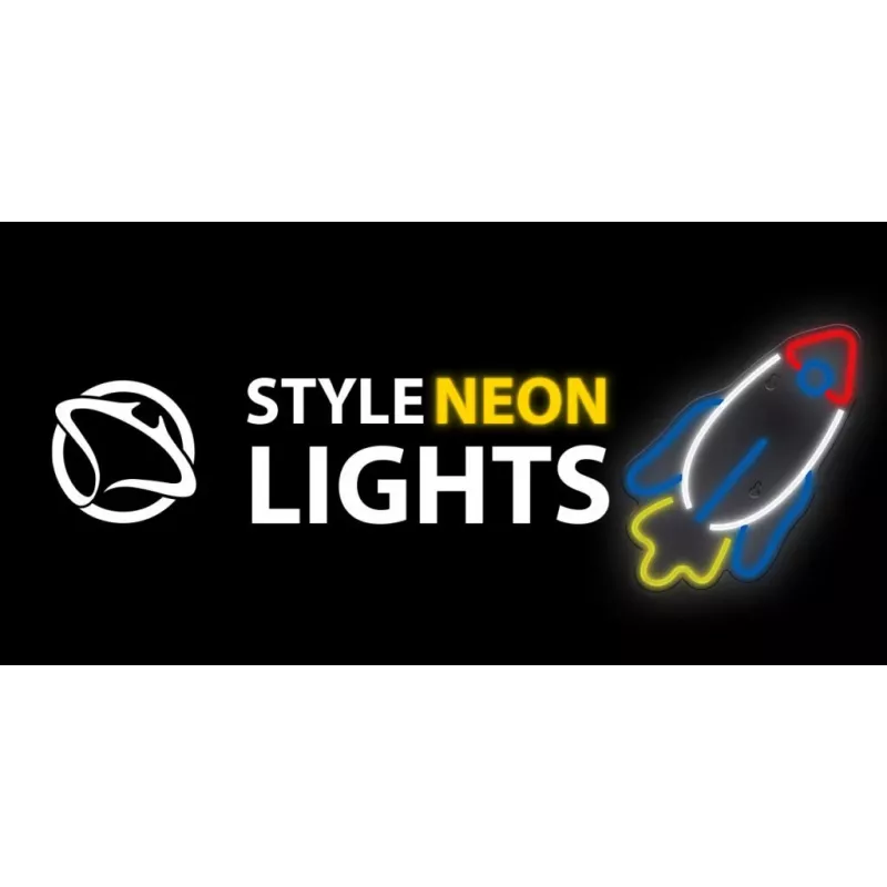 LED neoninė lemputė MANTA SNL91MT Style RAKETA – dekoratyvinis neoninis skydelis