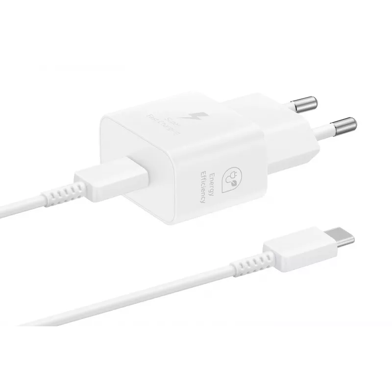 Samsung EP-T2510 25W USB-C greitasis įkroviklis baltas, PPS, Super Fast Charging
