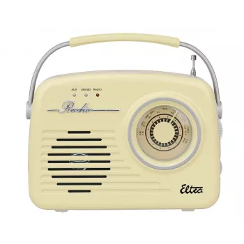 Radijo imtuvas Eltra Radio Luiza Retro SP-11 MP3 USB SD Vanilinis