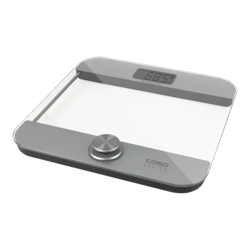 Elektrinės asmeninės svarstyklės Caso Body Energy Ecostyle 03416 – iki 180 kg, tikslumas 100 g, balta/pilka