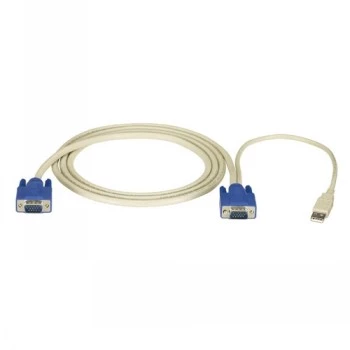 Blackbox Servswitch EC USB serverio kabelis - VGA, USB, 3M