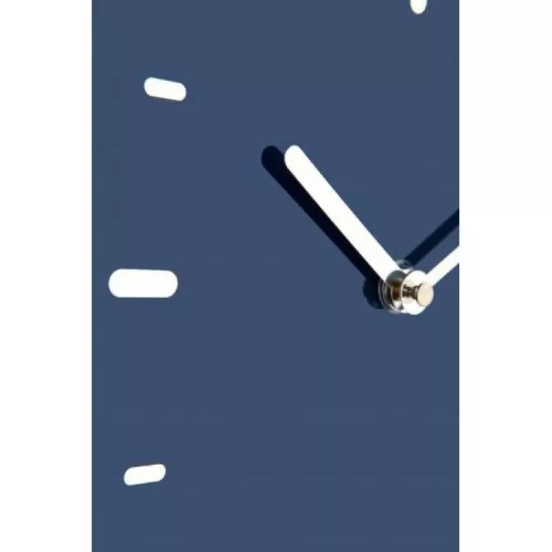 NeXtime laikrodis 3072bl Thumbs up, 40,5x41,5 cm, sieninis, mėlynas/sidabrinis