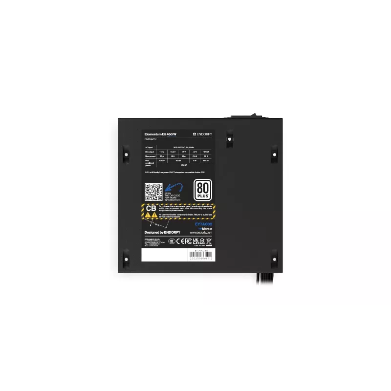 ENDORFY Elementum E5 450W maitinimo blokas 24-pin ATX ATX juodas