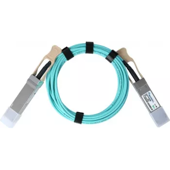 AOC aktyvus optinis kabelis BlueOptics MFS1S90-H005E-BO, QSFP56 – QSFP56, 5 m, vandens spalvos