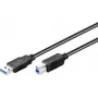 Wentronic 93655 USB laidas juodas