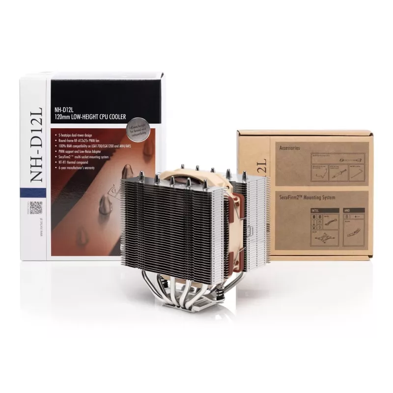 Noctua NH-D12L procesoriaus aušintuvas - 120 mm