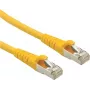 ROLINE Patch-Cable RJ-45 (M) į RJ-45 (M) - 50 cm - SFTP - CAT 6a - Geltona (21.15.2820)