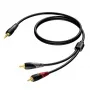 Procab stereo 3,5 mm kištukas į 2x RCA (Cinch) kištukus laidas 3 m