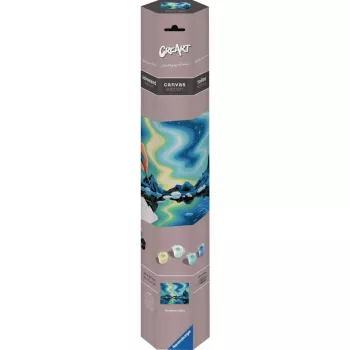 Ravensburger CreArt Canvas Edition tapybos rinkinys Šiaurės pašvaistė (MPN 23907)