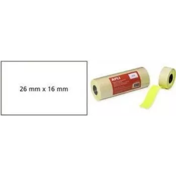 Kainų etiketės agipa 151992 balta nuolatinė 26 x 16 mm kainoms ir žymėjimui