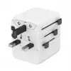 Kelioninis maitinimo adapteris GEMBIRD TPA-1A2C20-01-W — 20 W, USB-A (18 W) + 2× USB-C (20 W), E tipo kištukas, baltas