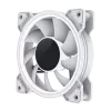 Gamemax DUAL RING INFINITY ventiliatorius korpusui | Baltas