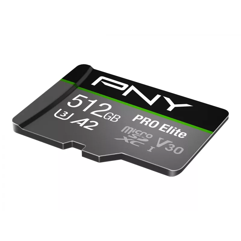Flash atminties kortelė PNY 512GB microSDXC Class 10 P-SDUX512U3100PRO-GE