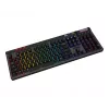 Mechaninė žaidimų klaviatūra MSI Strike Pro W Silent US išdėstymas, RGB foninis apšvietimas, laidas, tylūs lytėjimo jungikliai