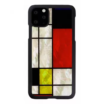 iKins apsauginis dėklas iPhone 11 Pro Max — Mondrian juodas