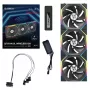 Lian Li UNI FAN SL-INF Wireless 120mm Reverse Blade ARGB korpuso ventiliatoriai 3 vnt. juodi
