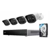 NVR vaizdo registratorius Eufy E40 — 8 kanalų 4K įvestis, 2 TB kietasis diskas (išplečiamas iki 16 TB), juoda/pilka/balta
