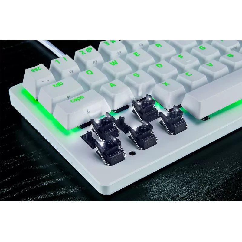 Razer RZ03-04990100-R3M1 klaviatūra žaidimams USB QWERTY JK tarptautinė balta