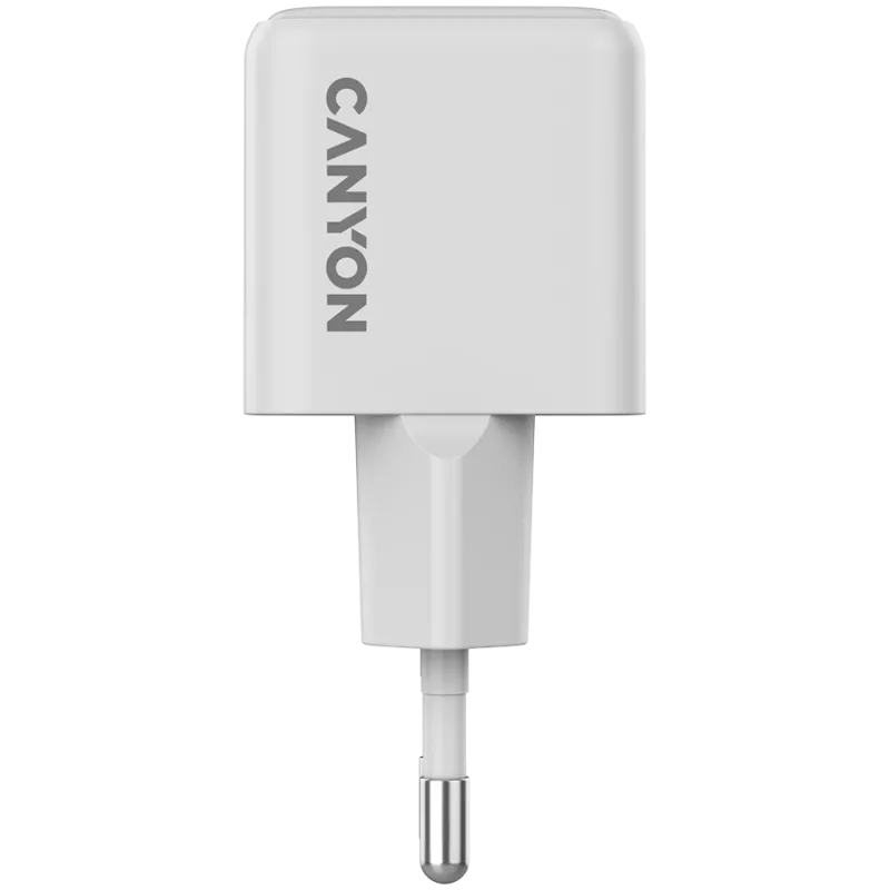 CANYON CU20C GaN 20W 1xPD EU baltas įkroviklis
