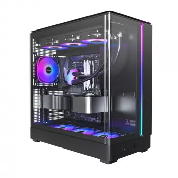 PC dėklas Montech KING 45 PRO Black – micro ATX / Mini-ITX, Midi bokštas