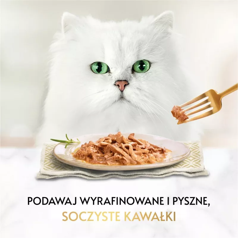 PURINA Gourmet Gold Succulent Delights Jautiena - šlapias kačių ėdalas - 85g