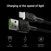 Green Cell KABGC05 laidas su Lightning jungtimi 1,2 m Juoda