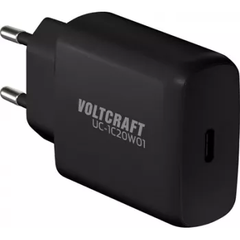 Voltcraft UC-1C20W01 USB įkroviklis patalpų kištukiniam lizdui, išėjimo srovė maks. 3 A (VC-16809980)