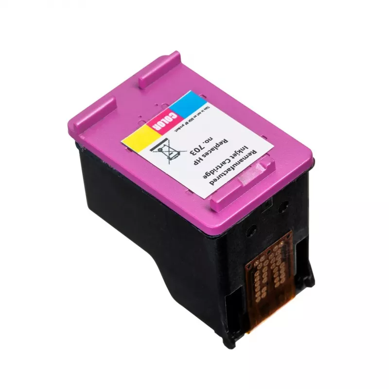 Spalvotas rašalinis kasetė Superbulk B-H703C trispalvė 17 ml didelės (XL) talpos suderinama su HP