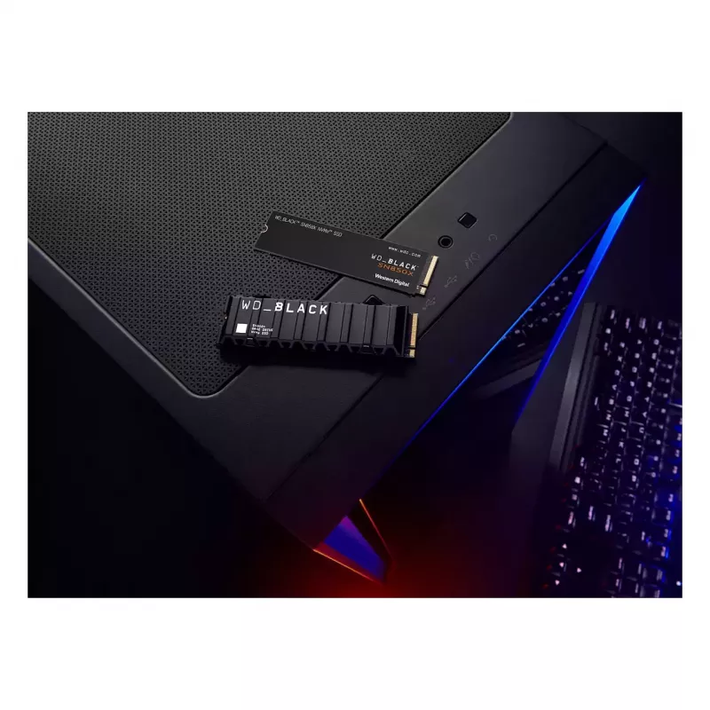 WD_BLACK SN850X NVMe SSD WDBB9G0010BNC - vidinis SSD - 1 TB - M.2 2280 - PCIe 4.0 (NVMe) - juodas