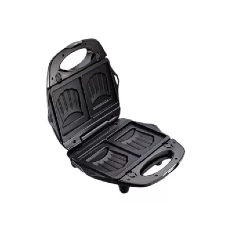 Sumuštinių keptuvė Tefal Break Time SW6148 – 2 sumuštiniams, nuimamos nelimpančios plokštės, laido laikymas, juoda/pilka