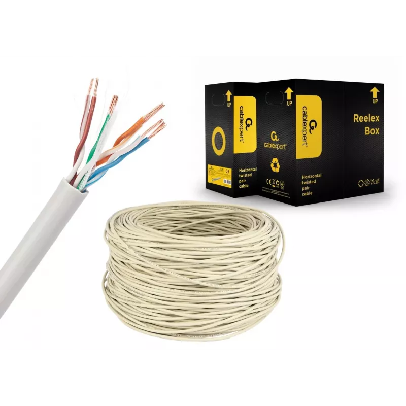 Gembird UPC-5004E-L tinklo kabelis pilkas 304.8 m Cat5e