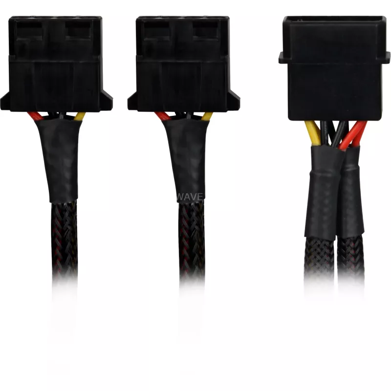 Sharkoon SATA Y maitinimo adapteris 4P Molex 0,15m juodas