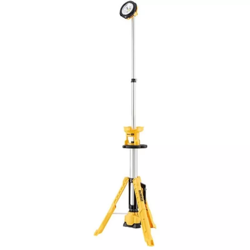 Laisvai pastatomas darbinis žibintas DeWalt DCL079-XJ LED 3000 lm, nešiojamas, juodai geltonas, belaidis, 11 h veikimo laikas