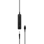 Ausinės EPOS ADAPT 165 USB-C II laidinės, lankeliu, biurui/skambučių centrui, USB-C, juodos