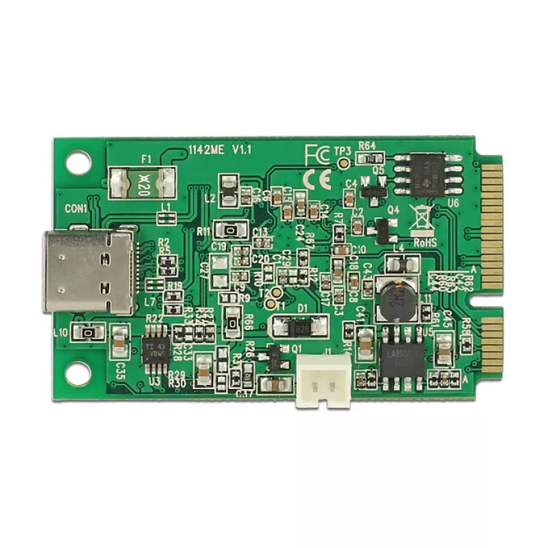 Vidinė USB 3.2 Gen 1 adapterio plokštė DeLOCK 95259