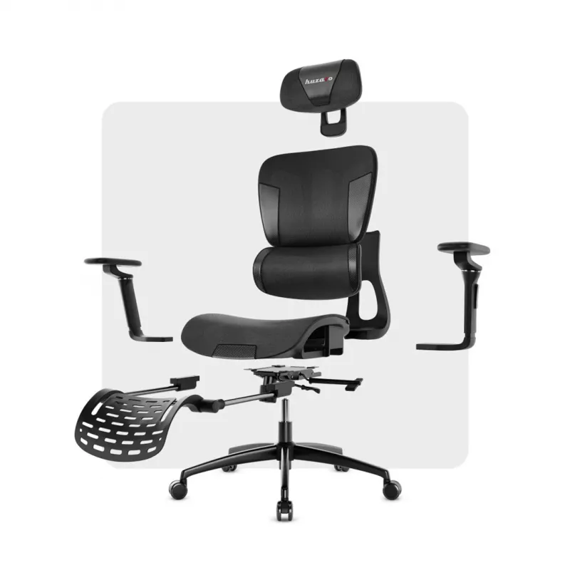 Ergonomiška biuro kėdė mark adler Expert 7.9 Black – juodas audinys, modelis MA-EXPERT 7.9 BLACK