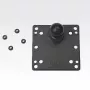 RAM Mounts VESA plokštė 100x100mm su rutuliu juoda 121mm