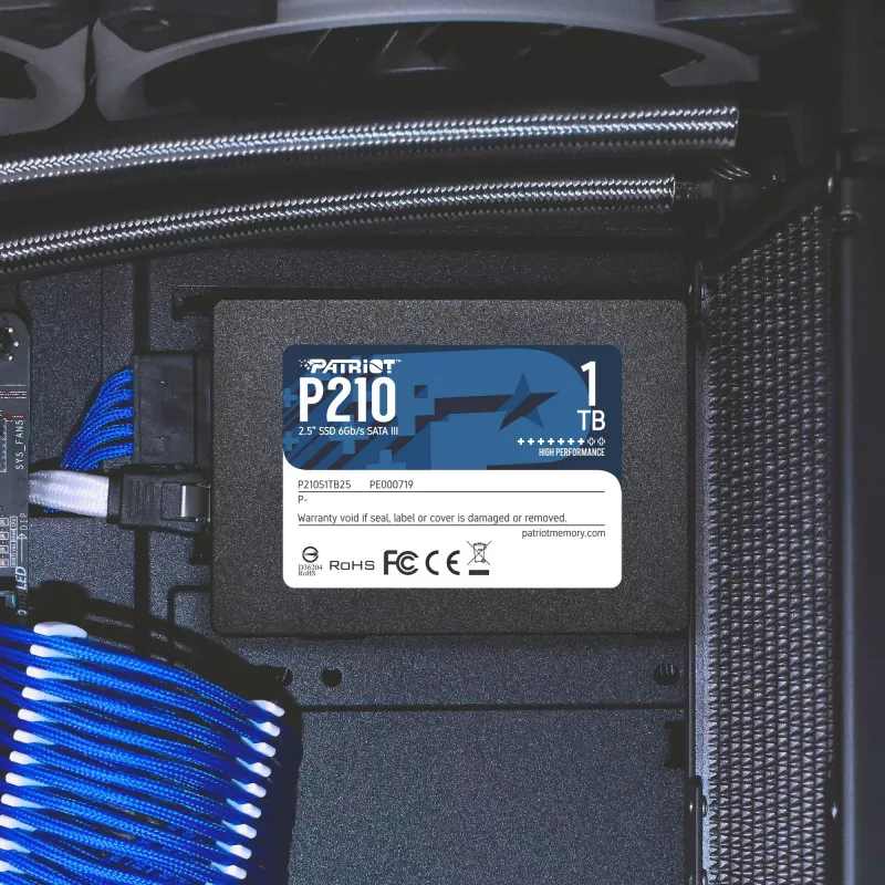 SSD Patriot P210 1 TB SATA III 2,5 colio vidinis kietasis diskas