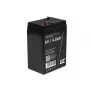 UPS baterija Green Cell AGM15, 6 V, 4 Ah, sandarus švino rūgšties akumuliatorius (VRLA), juoda, 680 g