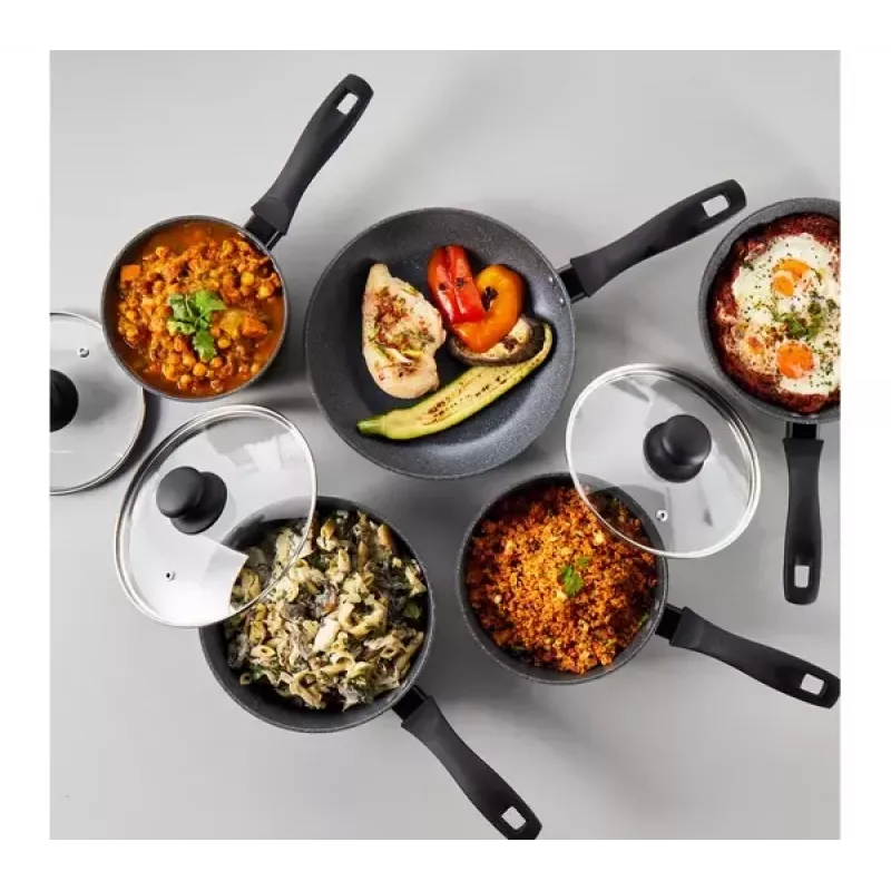 Russell Hobbs keptelių rinkinys Metallic Marble RH02814EU7 – 5 vnt., nelipni danga, įvairūs dydžiai