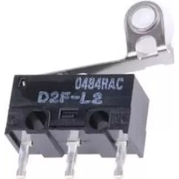 Omron D2F-L2 mikrojungiklis 30 V/DC 2 A 1 x įjung/(įjung) 1 vnt. Maišelis