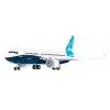 Konstruktorius Cobi Boeing 737-8 – 340 detalių, rekomenduojamas amžius 7+, mėlynos ir baltos spalvos