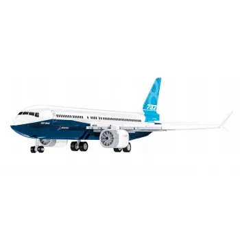 Konstruktorius Cobi Boeing 737-8 – 340 detalių, rekomenduojamas amžius 7+, mėlynos ir baltos spalvos